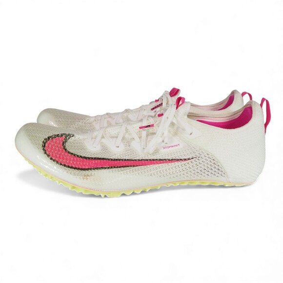 Nike Zoom Superfly Elite 2 'Sail Fierce Pink' Men's 15 Track Running CD4382-101 - Picture 2 of 12